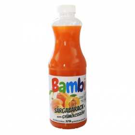Bambi Light gyümölcs szörp - sárgabarack 1000ml