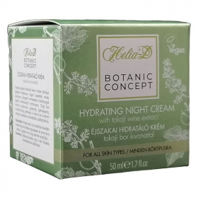 Helia-D Botanic Concept éjszakai hidratáló krém tokaji bor kivonattal 50ml