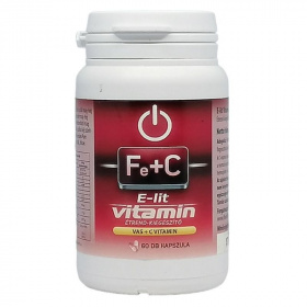 E-Lit (Elektro) vitamin Vas+C-vitamin kapszula 60db