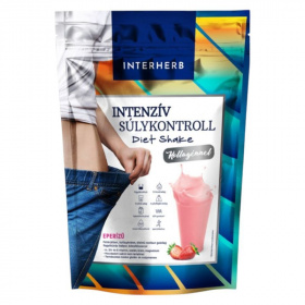 Interherb Intenzív Súlykontroll Diet Shake italpor - eper ízű 528g