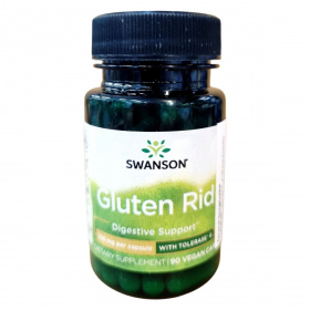 Swanson Gluten Rid glutén bontó enzim 100mg növényi kapszula 90db