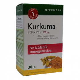 Interherb Napi 1 Kurkuma Extraktum 100mg kapszula 30db