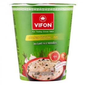 Vifon csirke ízesítésű gluténmentes rizstésztás leves (csípős) pohárban 60g