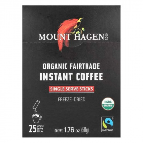 Mount Hagen bio kávé adagok - instant (25x2g) 25db