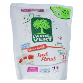 Larbre vert folyékony mosószer (érzékeny bőrre a családnak és a babának) 1530ml