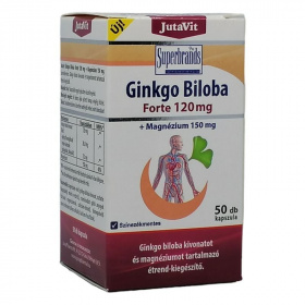 JutaVit Ginkgo Biloba forte 120mg+magnézium 150mg kapszula 50db