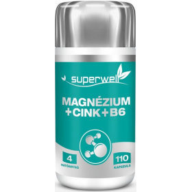 Superwell Magnézium + Cink + B6 kapszula 110db