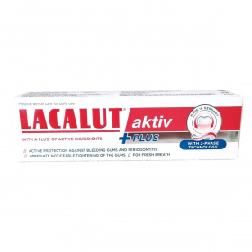 Lacalut fogkrém - aktiv, plus 75ml