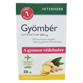 Interherb Napi 1 Gyömbér extraktum 200mg kapszula 30db