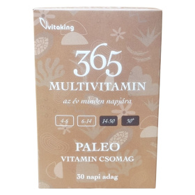 Vitaking 365 Multivitamin Paleo csomag 30db