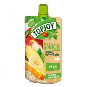 Topjoy püré, snack - trópusi gyümölcsök, rizs 100g