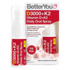 BetterYou Dlux+D3+K2-vitaminos szájspray 12ml BetterYou Dlux+D3+K2-vitaminos szájspray 12ml