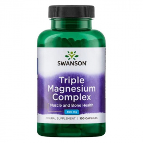 Swanson Magnesium tripla complex 400mg kapszula 100db