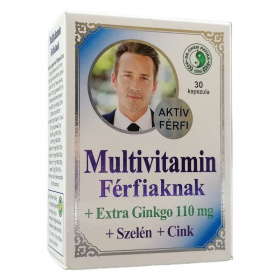 Dr. Chen multivitamin férfiaknak+extra ginkgo 110mg+szelén+cink kapszula 30db