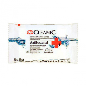 Cleanic Antibacterial frissítő törlőkendő 15db