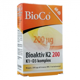 Bioco bioaktív K2 200mcg K1+D3 komplex tabletta 60db