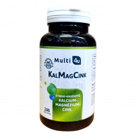 Multi 4u Kálcium-Magnézium-Cink vegán tabletta 100db