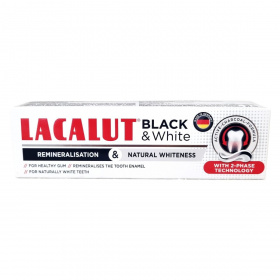 Lacalut fogkrém - black and white 75ml