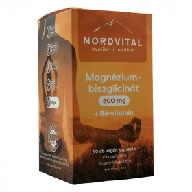 Nordvital Magnézium-biszglicinát kapszula 90 db