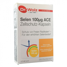 Dr. Wolz Szelén 100 + Ace sejtvédő kapszula 60db