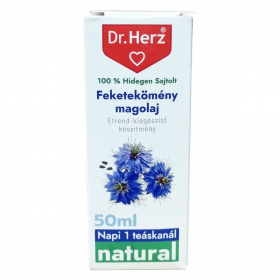 Dr. Herz 100% hidegen sajtolt feketeköménymag olaj 50ml