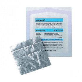 Aluderm mull lap (10x10 cm) 1db - kifutó
