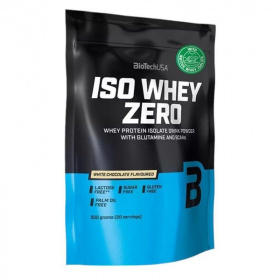BioTechUSA Iso Whey Zero (fehércsokoládé) tejsavó fehérjepor 500g