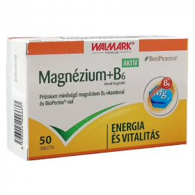 Walmark magnézium + B6 AKTÍV tabletta 50db