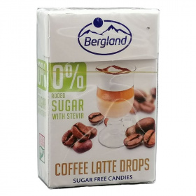 Bergland coffee latte cukormentes tejeskávés cukorka 40g