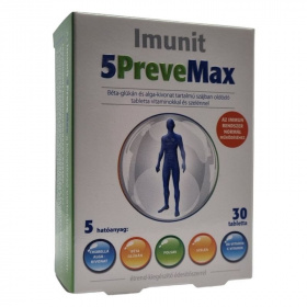 Imunit 5PreveMax béta-glükán és alga-kivonat tartalmú tabletta 30db