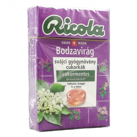 Ricola Bodzavirág gyógynövényes cukorka 40g