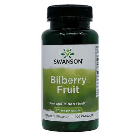 Swanson Bilberry Fekete áfonya 470mg kapszula 100db