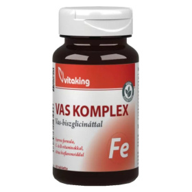 Vitaking Vas komplex vas-biszglicináttal tabletta 60db