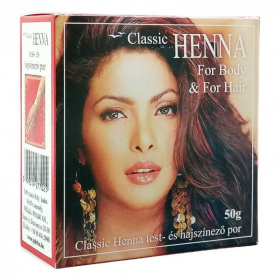 Classic Henna haj és testfesték por 50g