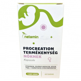 Netamin ProCreation Termékenység Nőknek kapszula 60db