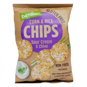 Benlian kukorica, barnarizs chips - tzatziki 50g