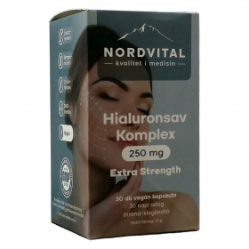 Nordvital Hialuronsav komplex vegán kapszula 30db