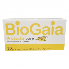 Biogaia (ProTectis) Junior (eper ízű) rágótabletta 30db
