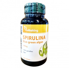 Vitaking Spirulina alga 500mg tabletta 200db