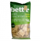 Bettr bio vegán teljes kiőrlésű magvas kréker (zöldfűszerekkel) 150g Bettr bio vegán teljes kiőrlésű magvas kréker (zöldfűszerekkel) 150g