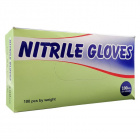 Nitrilo eldobható nitril vizsgálókesztyű (púdermentes, fekete, M-es) 100db 
