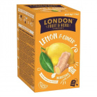 London Fruit & Herb filteres citrom-gyömbér tea 20db London Fruit & Herb filteres citrom-gyömbér tea 20db
