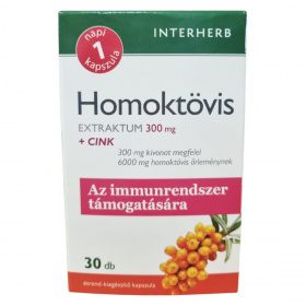 Interherb Napi 1 Homoktövis extraktum 300mg kapszula + cink 30db