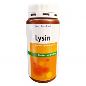 Sanct Bernhard Lysine 500mg tabletta 180db