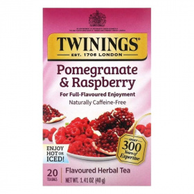 Twinings vörösáfonya és málna herbatea bodzavirággal 40g