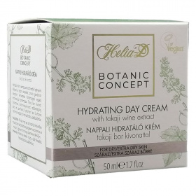 Helia-D Botanic Concept nappali hidratáló krém tokaji bor kivonattal száraz, extra száraz bőrre 50ml