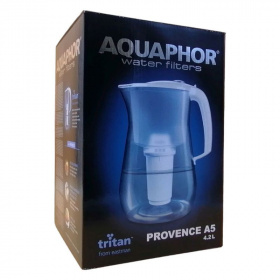 Aquaphor vízszűrő kancsó - Provence (fehér, A5 szűrőbetéttel) 1db