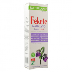 Naturland fekete nadálytő krém 2in1 100ml