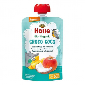 Holle bio gyümölcspüré, croco coco - alma, mangó, kókusz 100g