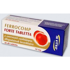 Ferrocomp Forte tabletta 40db